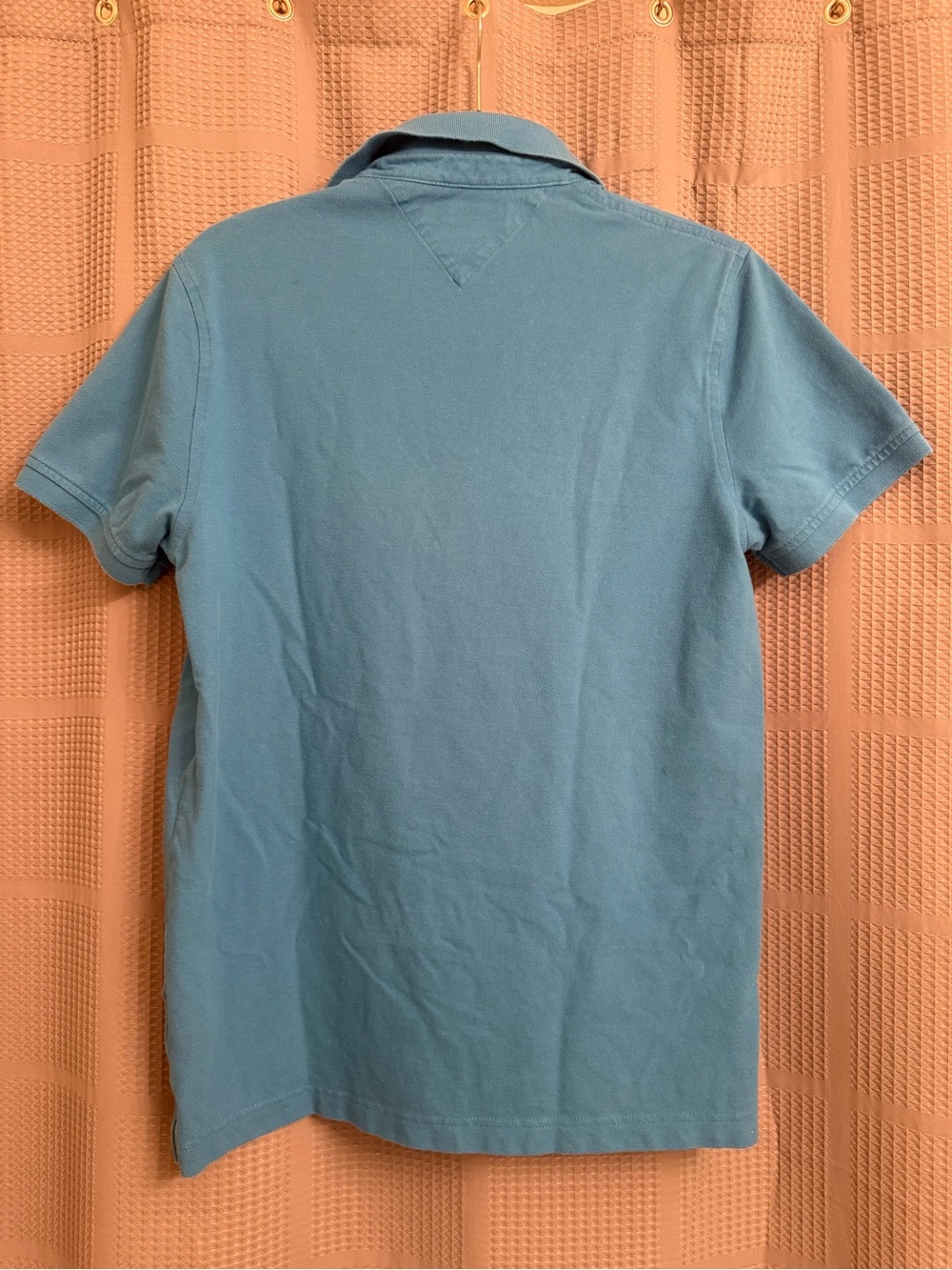 Tommy Hilfiger Men’s Sky Blue Slim Fit Polo Shirt - Picture 10 of 13